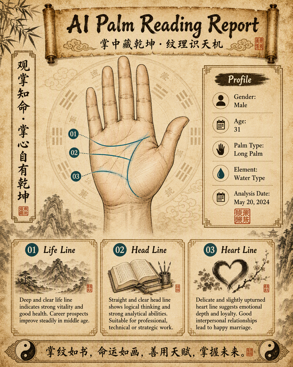 AI Palm Reading Sample