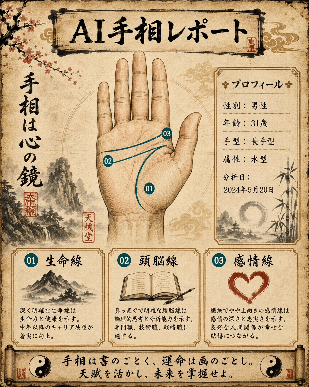 AI Palm Reading Sample